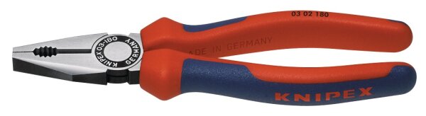 Kombizange L.180mm pol. m.2Komp.-H&uuml;llen DIN/ISO5746 KNIPEX