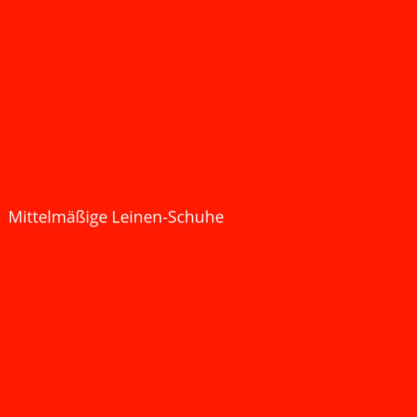 Mittelm&auml;&szlig;ige Leinen-Schuhe