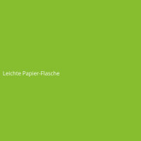 Leichte Papier-Flasche