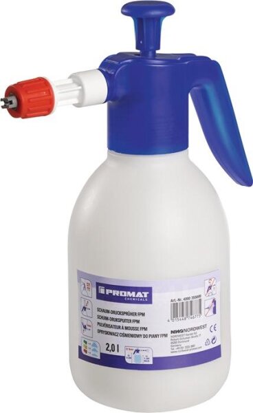 Schaum-Dr&uuml;ckspr&uuml;her 2l FPM Viton Dichtung,Kunststoff-D&uuml;se PROMAT CHEMICALS