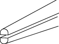 Storchschnabelzange VDE L.200mm gerade flach-rd.lang KNIPEX m.2Komp.-H&uuml;llen